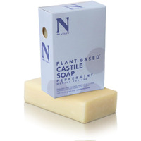 Castile Bar Soap - Peppermint by Dr. Natural for Unisex - 5 oz Soap