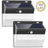 Lumina 206 LED cluster Lights With Solar Power And Motion Sensor - 2pack(D0102HEYY5Y)