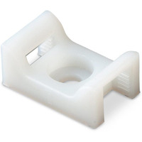 CABLE TIE MOUNT  NATURAL  #8 SCREW