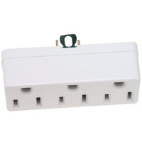 2TO3 PLUG IN ADAPTER WH (Pack of 1)
