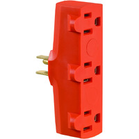 GROUNDING ADAPT 3OUTLET (Pack of 1)