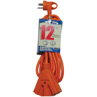 CORD 12FT I-PLUG 3-OUT (Pack of 1)