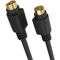 Cmple - S-Video Cable Gold-Plated (SVHS) 4-PIN SVideo Cord - 12 Feet
