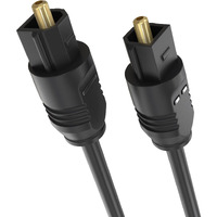 Cmple - TOSLink Optical Digital Audio Cable SPDIF Compatible with Dolby Digital DTS Surround Sound Bar Cord - 3 Feet