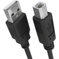 Cmple - USB Printer Cable USB 2.0 A Male To B Male USB Cord for Printers, Scanners, External Hard Drives Camera - 3 Feet