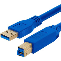 USB 3.0 A Male to A Female extension cable gold-plated - 3 Feet