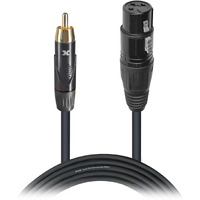 ProX XC-RXF05 5 Ft. Unbalanced RCA to XLR3-F High Performance Audio Cable