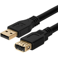 Cmple - 10 Feet USB 3.0 Extension Cable - USB Cable SuperSpeed USB 3.0 Type A Male to Female Extension Cord, Compatible with USB Flash Drive, External Hard Drive, Printer, PlayStation, Xbox, Card Reader, Keyboard, Camera - Blue
