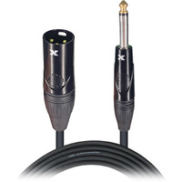 ProX XC-PXM25 1/4" 25 Ft. Unbalanced 1/4" TS to XLR3-M High Performance Audio Cable
