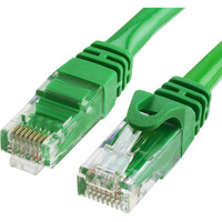 Cmple Cat6 Ethernet Cable 10Gbps - Computer Networking Cord with Gold-Plated RJ45 Connectors, 550MHz Cat6 Network Ethernet LAN Cable Supports Cat6, Cat5e, Cat5 Standards - 100 Feet Green