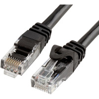 Cmple Cat6 Ethernet Cable 10Gbps - Computer Networking Cord with Gold-Plated RJ45 Connectors, 550MHz Cat6 Network Ethernet LAN Cable Supports Cat6, Cat5e, Cat5 Standards - 5 Feet Black