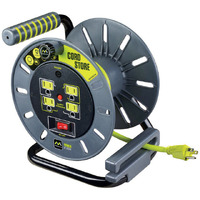 CORD REEL 3'CRD 4OUTLET (Pack of 1)