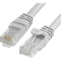 Cmple Cat6 Ethernet Cable 10Gbps - Computer Networking Cord with Gold-Plated RJ45 Connectors, 550MHz Cat6 Network Ethernet LAN Cable Supports Cat6, Cat5e, Cat5 Standards - 75 Feet Gray