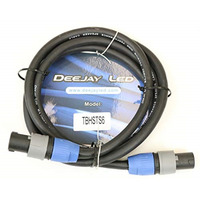 6 Foot Length SPEAKON 4-Connector to SPEAKON 4-Connector Audio Cable