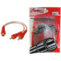 RCA SPLITTER 1F-2M AUDIOPIPE 1 BAG OF 10= 1 UNIT *BMSGYF2M*