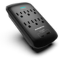 Wall tap Surge 6 AC 1 USB-C 1 USB A black