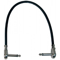 1' Patch Cable w/ Pancake Connectors (Black)