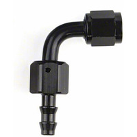 -4AN X 90  BLK PUSH-ON HOSE END