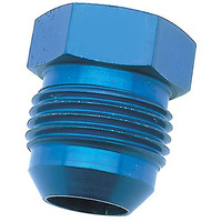 -8AN BLK FLARE PLUG