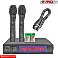 5core VHF Dual channel DIgITAL 2 Pieces Wireless Microphone System Receiver & Hand Mic WM PBDD 01(D0102HRHM0J)