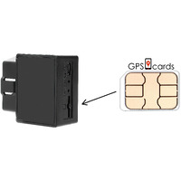 GPS Cards Sim fits TK905B 10000mAh Magnetic GPS Tracker/ Hybrid Maps/ Phone App