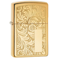 Zippo Windproof Lighter Venetian High Polish Brass (Venetian Brass)