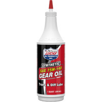 Lucas Oil Synthetic SAE 75W-140 Trans & Diff Lube 1 Quart