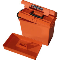 MTM Sportsmens Plus Utility Dry Box ORing Sealed 15x8.8x13In Orange