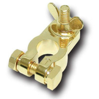 BATTERY TERMINAL AUDIOPIPE POSITIVE; GOLD PLATED