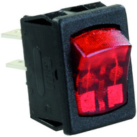 MINI-IL ON/OF 12VSW RD/BK
