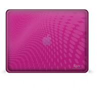 Pink Flexi-Clear Case With Dot Wave Pattern For iPad 1G(D0102H7YP87.)