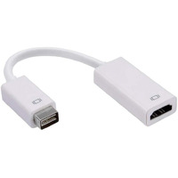 Mini DVI Male to HDMI Female Video Adapter Cable