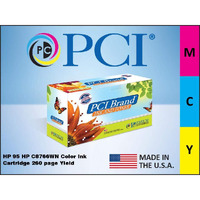 PCI Brand ECO-Friendly Reman HP 95 C8766WN Tri-Color Ink Cartridge 260 Page Yield for HP DeskJet 150, 6210, 6310, 7210, 7310, 7408, 7410, J6480, C8766
