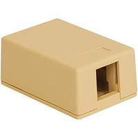 SURFACE MOUNT BOX, 1-PORT, 25PK, IV