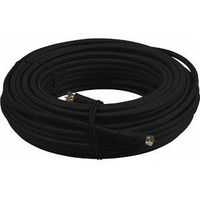 100-Ft. Black RG6U Coaxial Cable With "F" Connectors