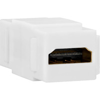 Keystone Jack - HDMI Female to Female Coupler - White