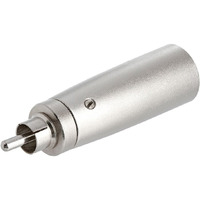 XLR Plug to RCA Plug Adapter