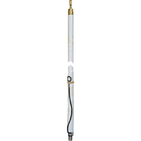 WILSON - WFGT4-W WHITE 4' SILVER LOAD TUNABLE TIP ANTENNA WITH GROUND STRAP