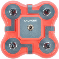 Califone 1114RD 4-Position Mini Stereo Jackbox, Red