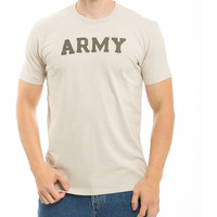 Oceanside, Applique T's, Army, Sand, L
