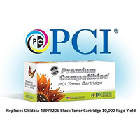 PCI Brand Okidata 43979206-PCI New Compatible Replacement For Okidata 43979206 Black Toner Cartridge 10000 Page Yield
