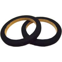 Nippon 8" Wood Speaker ring with black carpet Sold in Pairs