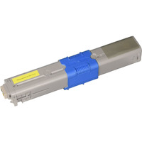 PCI Brand Okidata 44469701-PCI New Compatible Replacement For Okidata 44469701 Yellow Toner Cartridge 3000 Page Yield