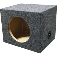 EMPTY WOOFER BOX 12" SQUARE QPOWER