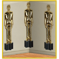 Awards Night Male Statuettes Backdrop