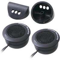 POWER ACOUSTIK 1" TWEETERS (Sold in pairs) NIOBIUM 200WATTS; 3-WAY MOUNTING