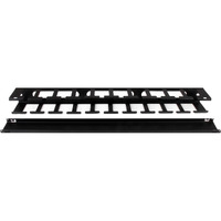 1U Covered Cable Finger Duct
