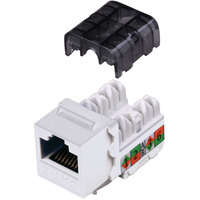 CAT6 90 Degree Keystone 8 Conductor White
