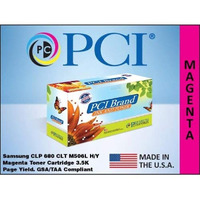 PCI Brand Samsung CLTM506L-PCI ECO-Friendly Sustainable Remanufactured Samsung CLT-M506L Magenta Toner Cartridge 3.5K Page Yield