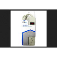 POWER STRP 4OUTLT 2'GRAY (Pack of 1)